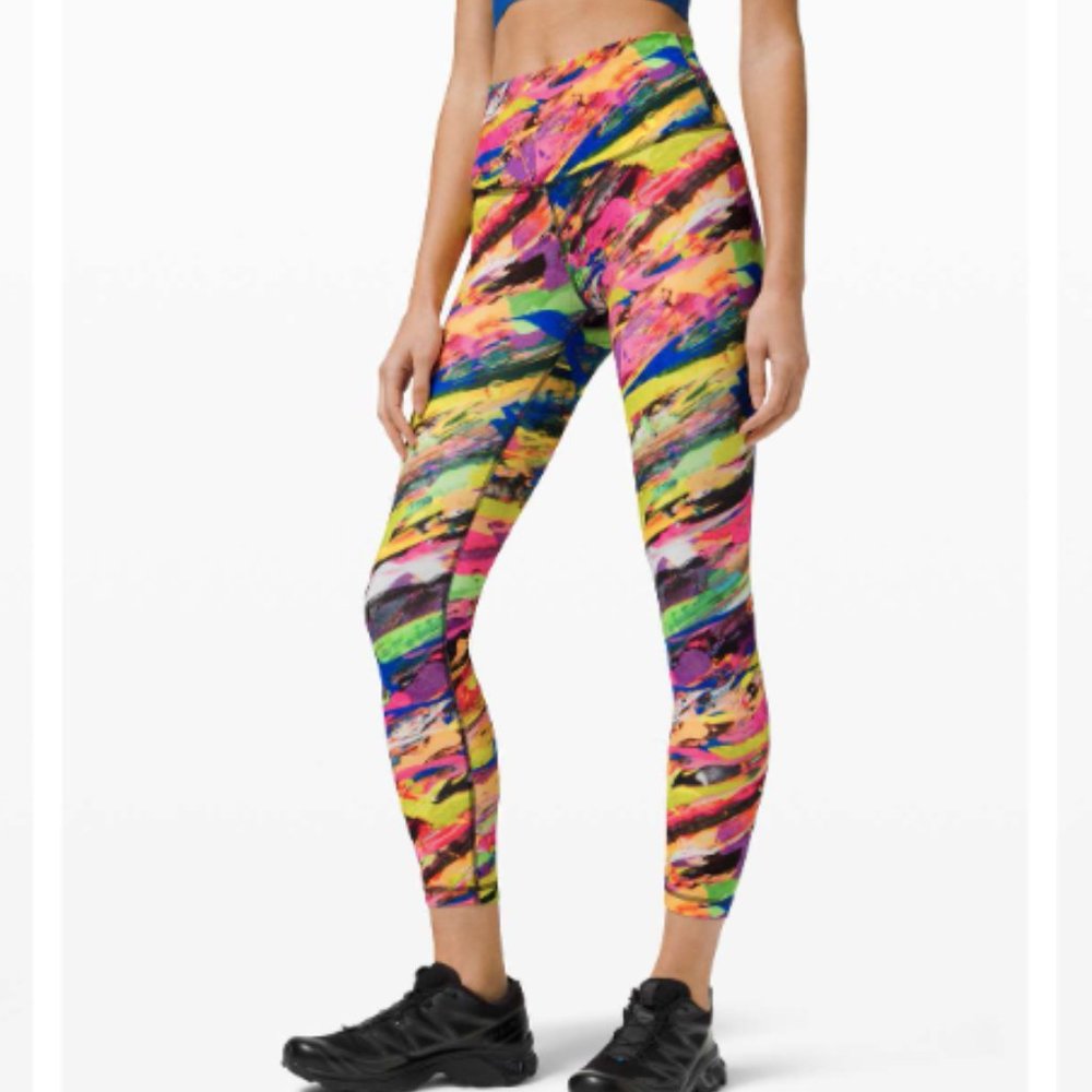 NWOT Lululemon Wunder Train Catalyst Multi Leggings